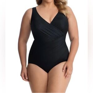 Miraclesuit Black ‘Oceanus’ One-Piece Swimsuit -22W